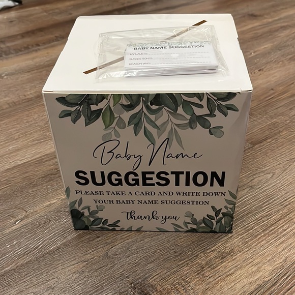 COPY - Name Suggestion Tickets and Box For Baby Shower - Picture 5 of 9